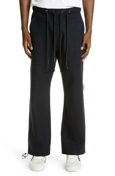 Shop Off-white Andre Walker X  Wool Sweatpants In Grey