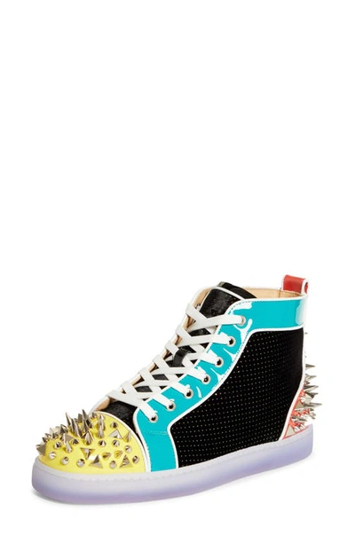 Multicolor Christian Louboutin Men's Lou Pik Pik High Top Sneakers in  EUR40/US7