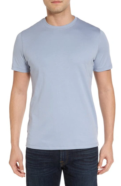 Shop Robert Barakett Georgia Pima Cotton T-shirt In Blue Fog