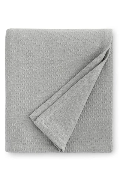 Shop Sferra Corino Blanket In Silver