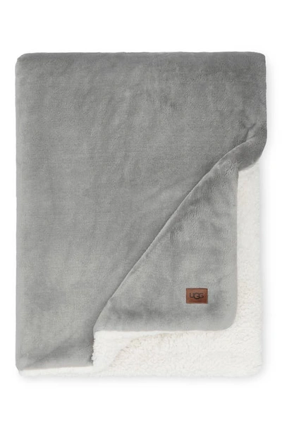 Ugg Wade Throw Blanket In Seal | ModeSens