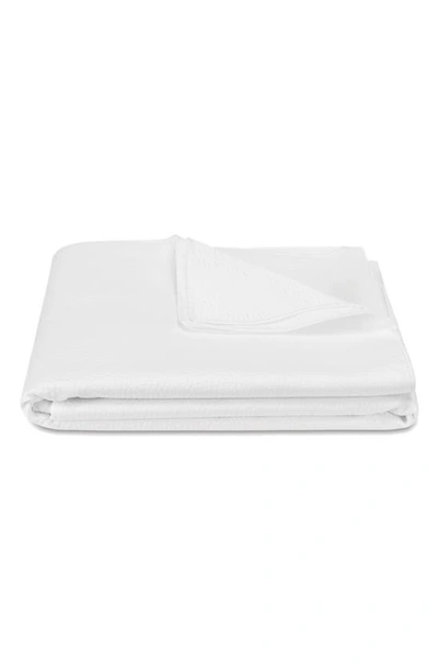 Shop Matouk Eden Coverlet In White