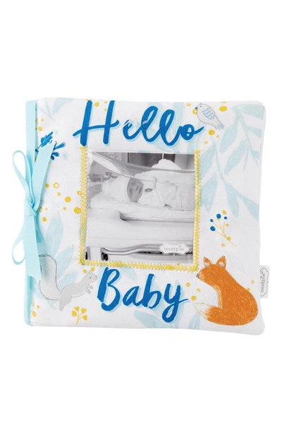 Shop Mud Pie Hello World Baby Book In Blue