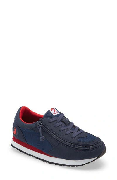 Shop Billy Footwear Billy Jogger Sneaker In Navy/ Red
