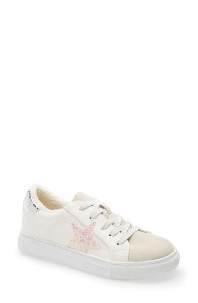 Shop Steve Madden Kids' Jrezume Sneaker In White Multi