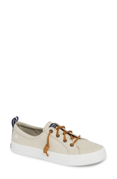 Shop Sperry Crest Vibe Slip-on Sneaker In Linen Canvas