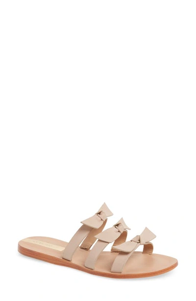 Shop Kaanas Recife Knotted Slide Sandal In Nude