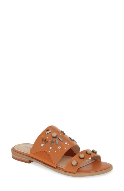 Shop Kelsi Dagger Brooklyn Raven Embellished Slide Sandal In Cowboy