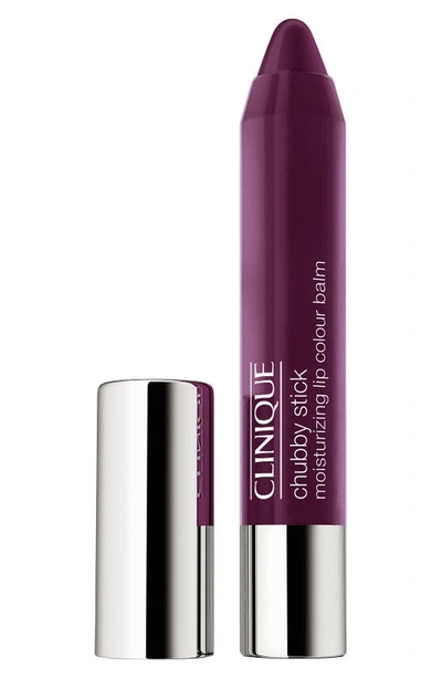 Shop Clinique Chubby Stick Moisturizing Lip Color Balm In Voluptuous Violet