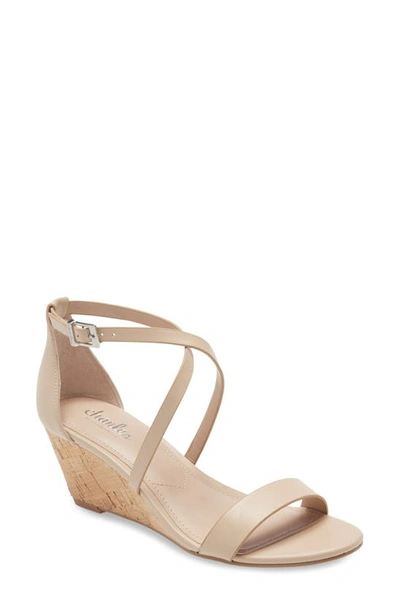 Charles By Charles David Gustie Wedge Sandal In Nude
