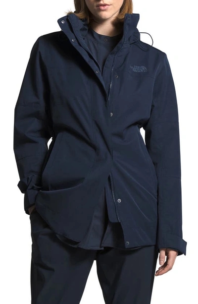 Shop The North Face Westoak City Waterproof & Windproof Coat In Urban Navy