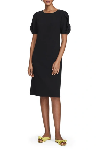 Shop Lafayette 148 Winslow A-line Sheath Dress In Black