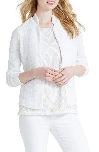 Shop Nic + Zoe Morning Dew Jacket In Paper White