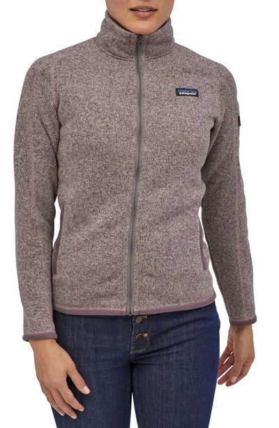 Shop Patagonia Better Sweater Jacket In Hazy Purple