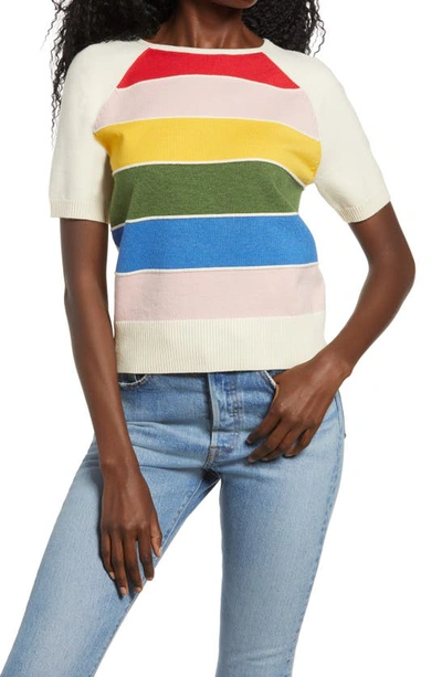 Shop English Factory Stripe Sweater In Multi