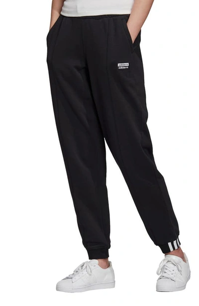 Shop Adidas Originals R.y.v. French Terry Jogger Sweatpants In Black