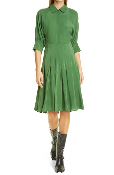 Shop Bytimo Everyday Shirtdress In Green