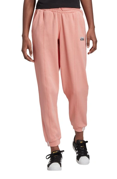 Shop Adidas Originals R.y.v. French Terry Jogger Sweatpants In Trace Pink F17