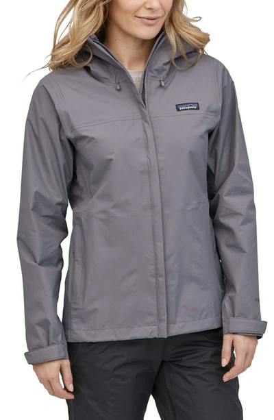 Shop Patagonia Torrentshell 3l Packable Waterproof Jacket In Smokey Violet