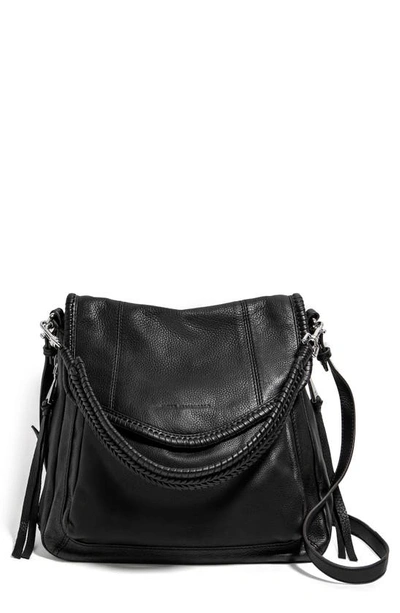 Shop Aimee Kestenberg All For Love Convertible Leather Shoulder Bag In Black