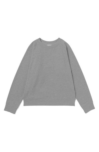 Shop Richer Poorer Raglan Sweatshirt In Heather Grey