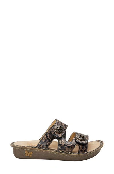 Shop Alegria Violette Slide Sandal In Rustic Leather