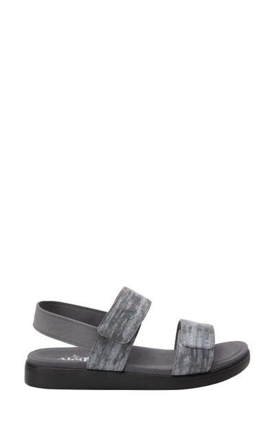 Shop Alegria Leah Slingback Sandal In Smoke Leather