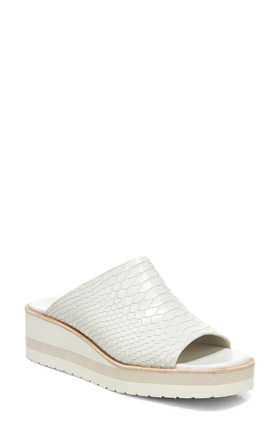 Shop Vince Sarria Wedge Sandal In Off White