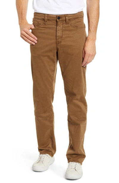 Shop 34 Heritage Charisma Relaxed Straight Leg Pants In Tobacco Twill