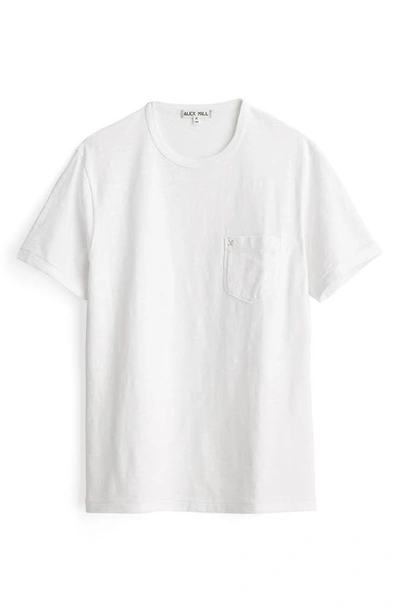 Shop Alex Mill Crewneck T-shirt In White