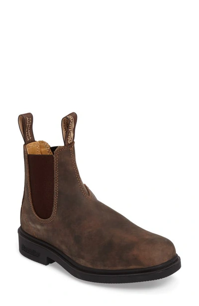 Shop Blundstone Chelsea Boot In Rustic Brown Leather