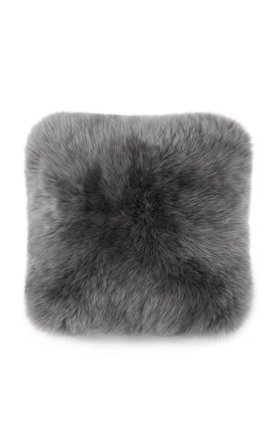 Shop Ugg Genuine Sheepskin Pillow In Grey