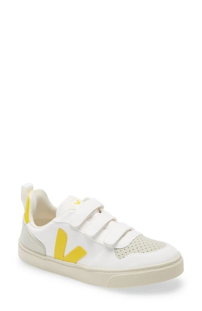 Shop Veja V-10 Sneaker In White/ Tonic