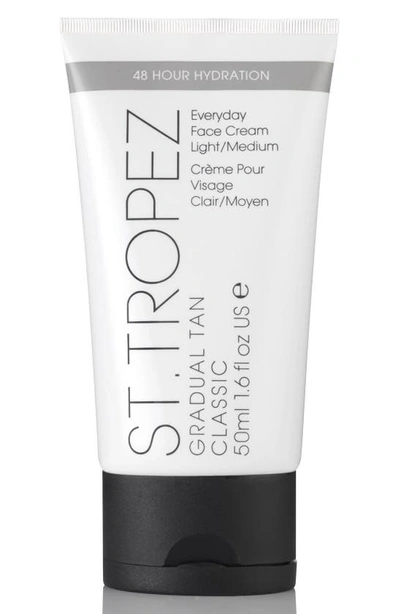 Shop St Tropez Gradual Tan Classic Everyday Face Cream In Light / Medium