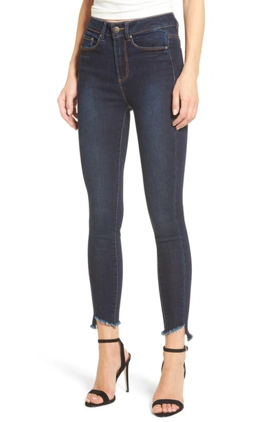 Shop Afrm Clark High Waist Skinny Jeans In Rinse Wash