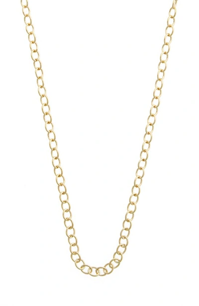 Shop Temple St Clair 18-inch Oval Chain Necklace In Yellow Gold