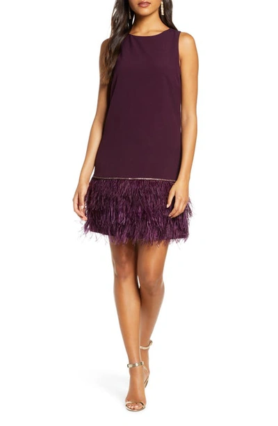 Tahari feather outlet dress