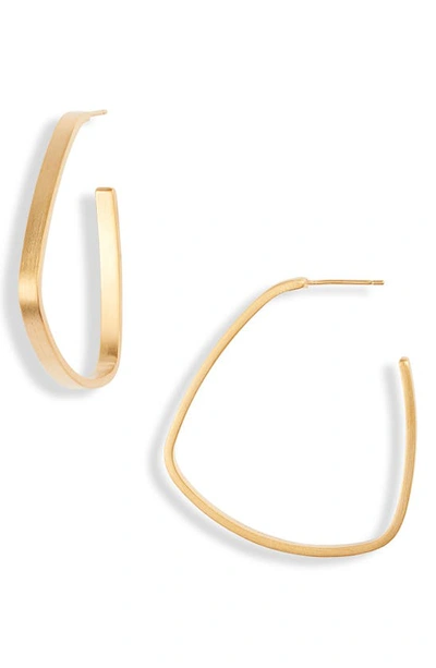 Shop Dean Davidson Small Square Hoop Earrings In Gold