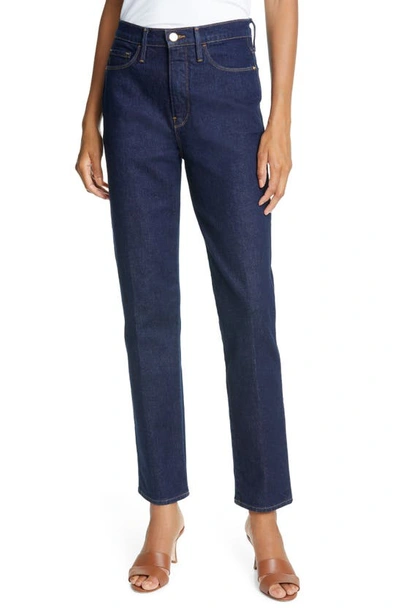 Shop Frame Le Sylvie High Waist Slender Straight Leg Jeans In Thalia