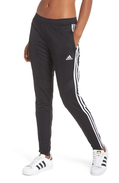 Adidas Originals Adicolor Three Stripe Cigarette Pant In Black In Black/white  | ModeSens