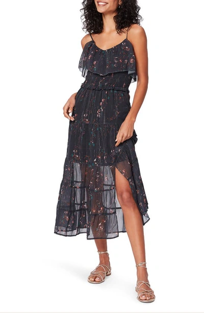 Shop Paige Kalani Midi Dress In Black Multi