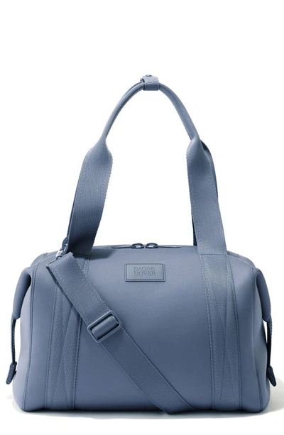 Shop Dagne Dover Medium Landon Neoprene Carryall Duffle Bag In Ash Blue