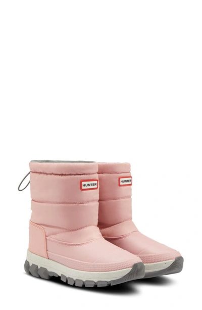 Shop Hunter Original Waterproof Insulated Short Snow Boot In Quartz Pink
