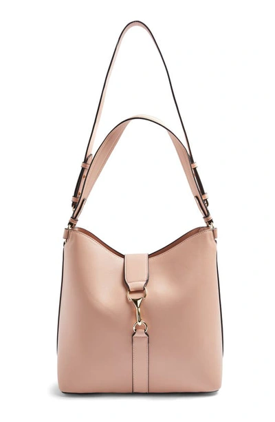 Shop Topshop Clip Hobo Bag In Pink