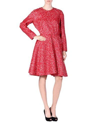 Shop Giambattista Valli Knee-length Dress In Red