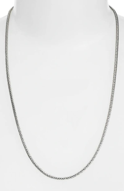 Shop Konstantino Herringbone Chain In Silver