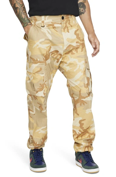 Shop Nike Flex Skate Cargo Pants In Desert Ore