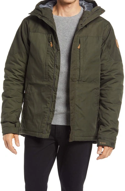 Shop Fjall Raven Skogso Water Resistant Jacket In Deep Forest