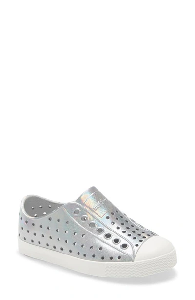 Shop Native Shoes Jefferson Hologram Sneaker In Hologram/ Shell White