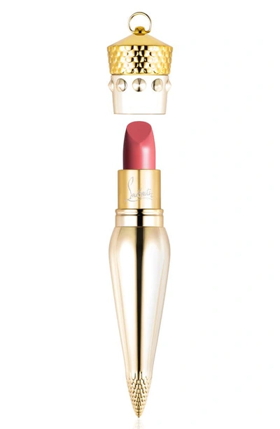 Shop Christian Louboutin Silky Satin Lip Colour In Belly Bloom 210